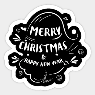 Merry Christmas T- Shirt Sticker